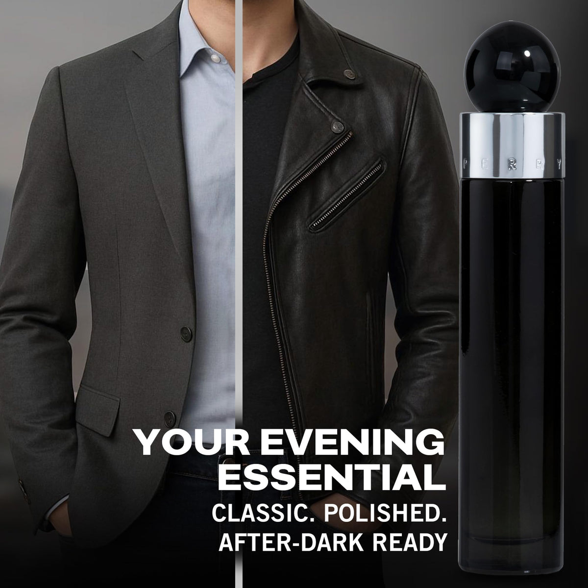 Perry Ellis 360° Black Eau de Toilette Spray for Men, 3.4 fl oz