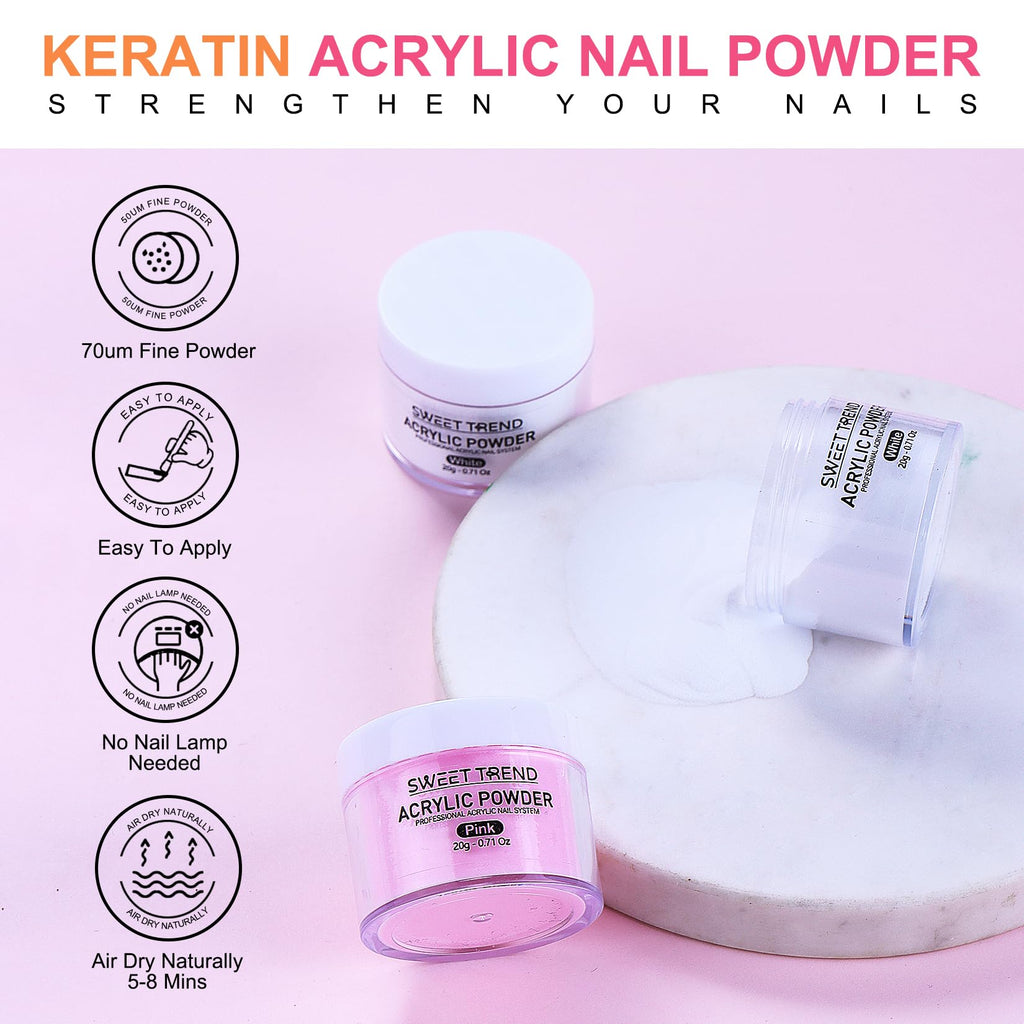 Acrylic Nail Kit for Beginners with Gel Polish, UV Lamp, Nail Drill and Full Tools