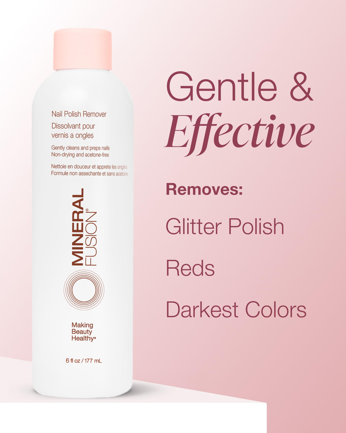 Mineral Fusion Acetone-Free Nail Polish Remover