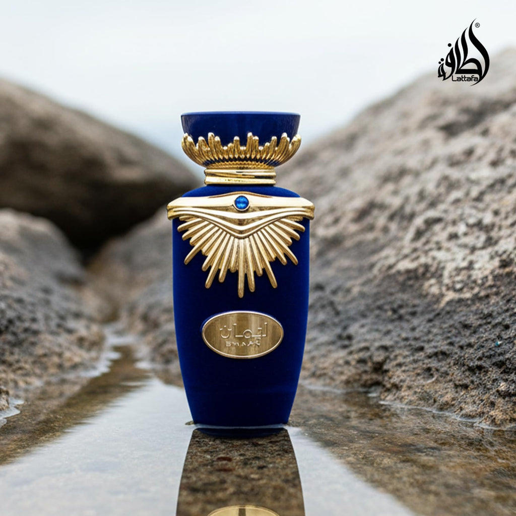Lattafa Emaan Eau de Parfum Spray for Unisex, 3.4 oz