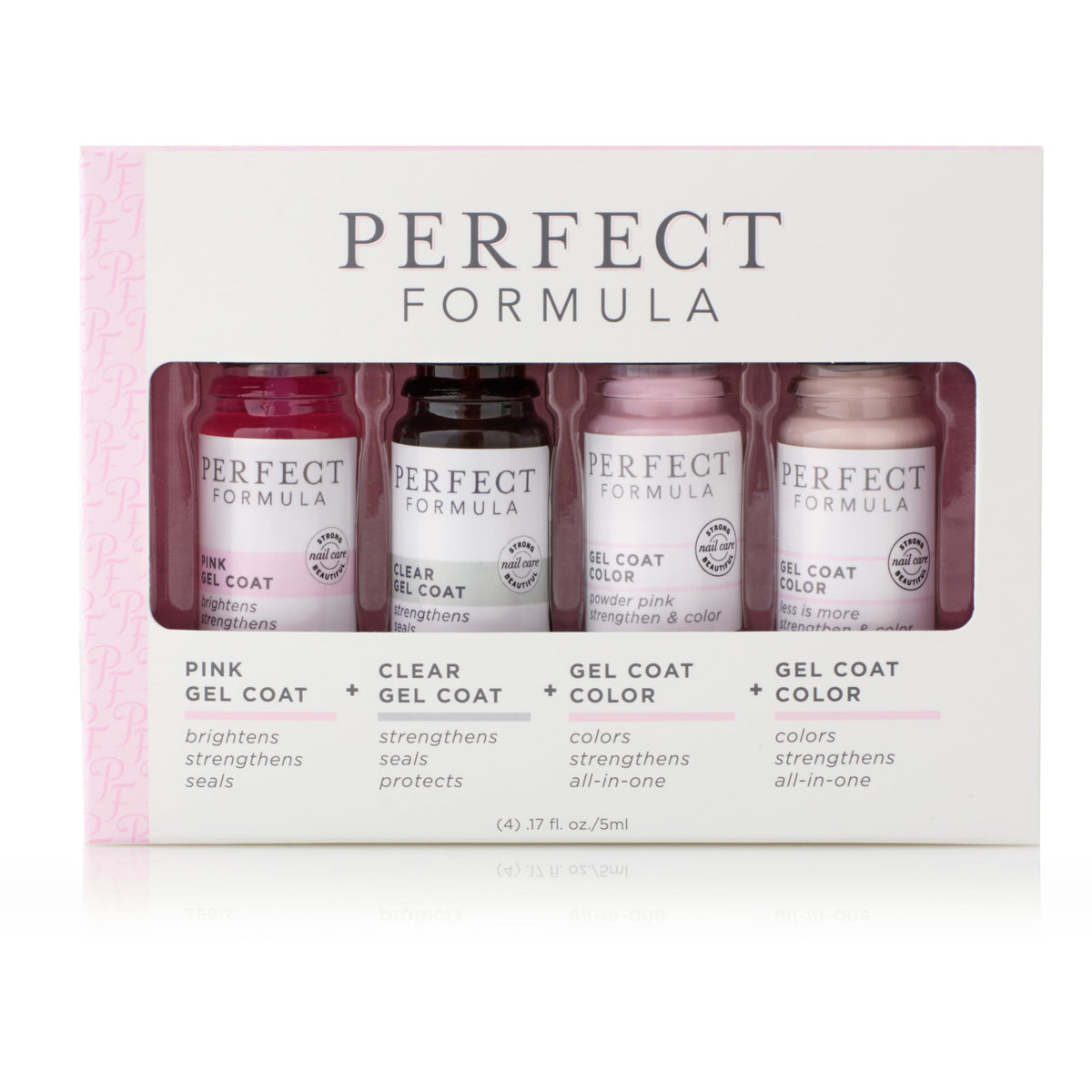 Perfect Formula Gel Coat Nail Strengthener Set, 4-Piece
