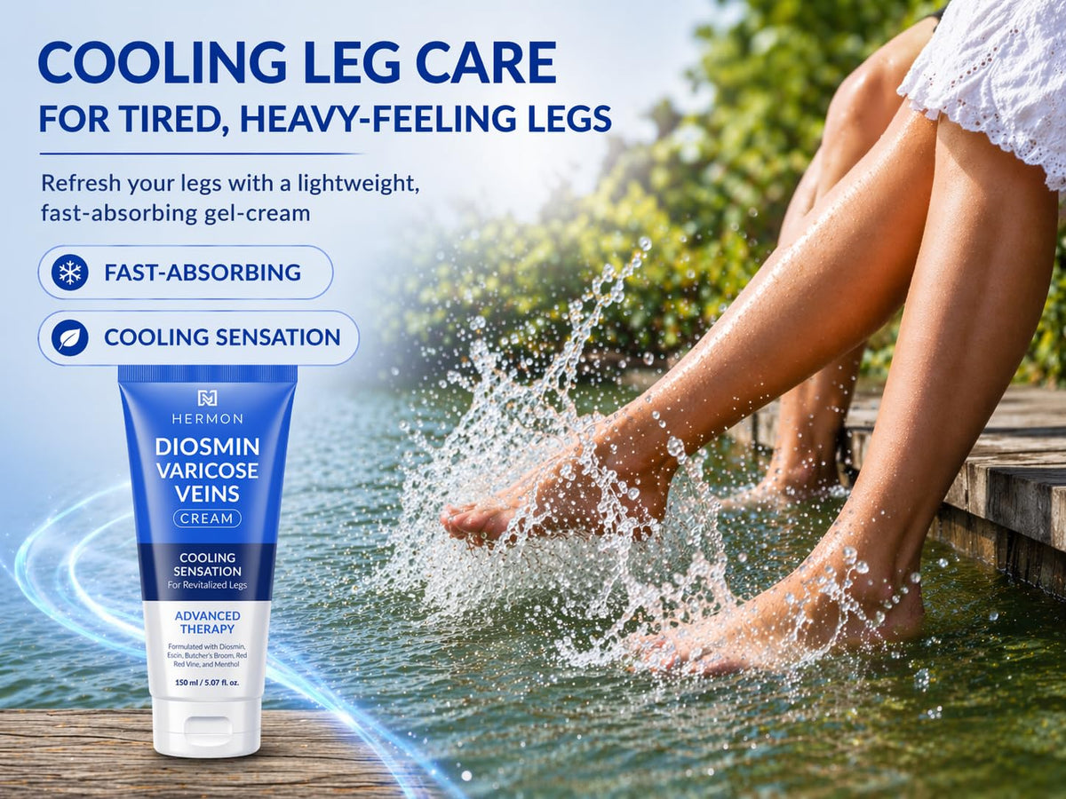 Hermon Diosmin Varicose Legs Gel Cream