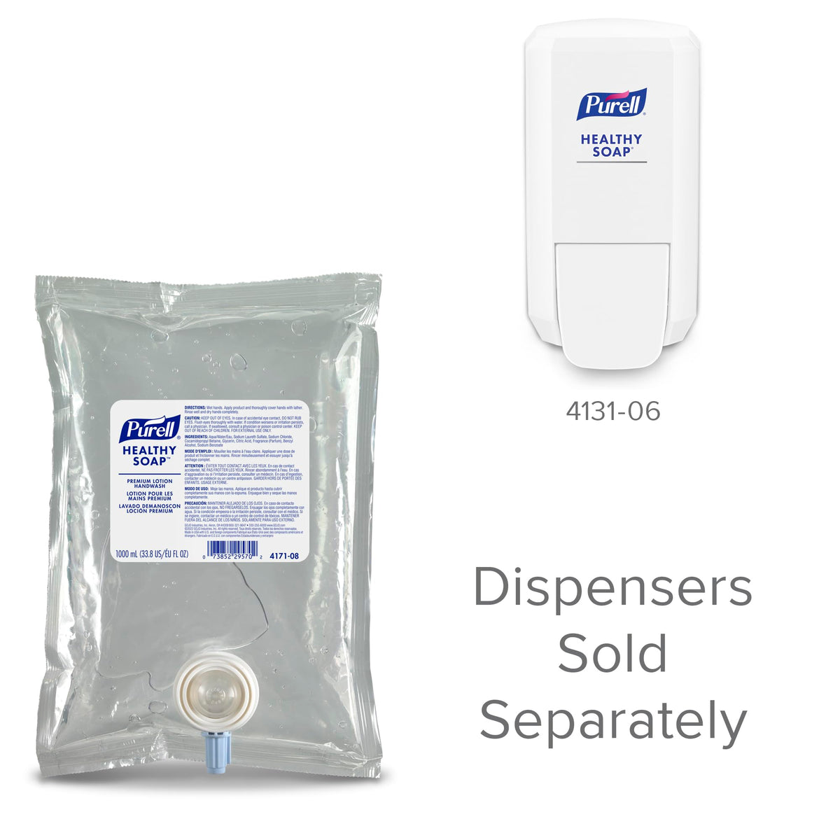 PURELL CS2 Lotion Soap Refill, 8 x 1000 mL