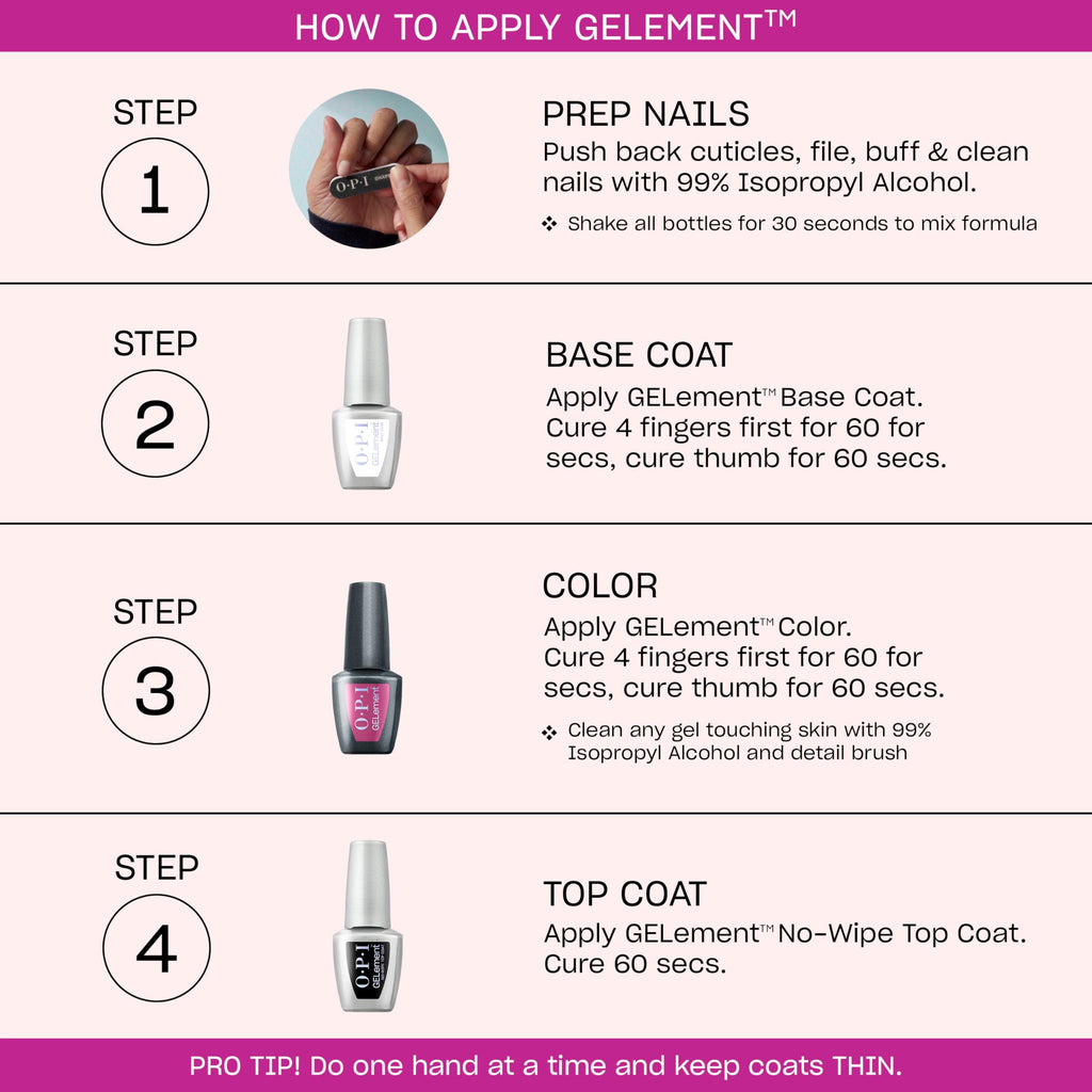 OPI GELement LED-Cure Gel Nail System