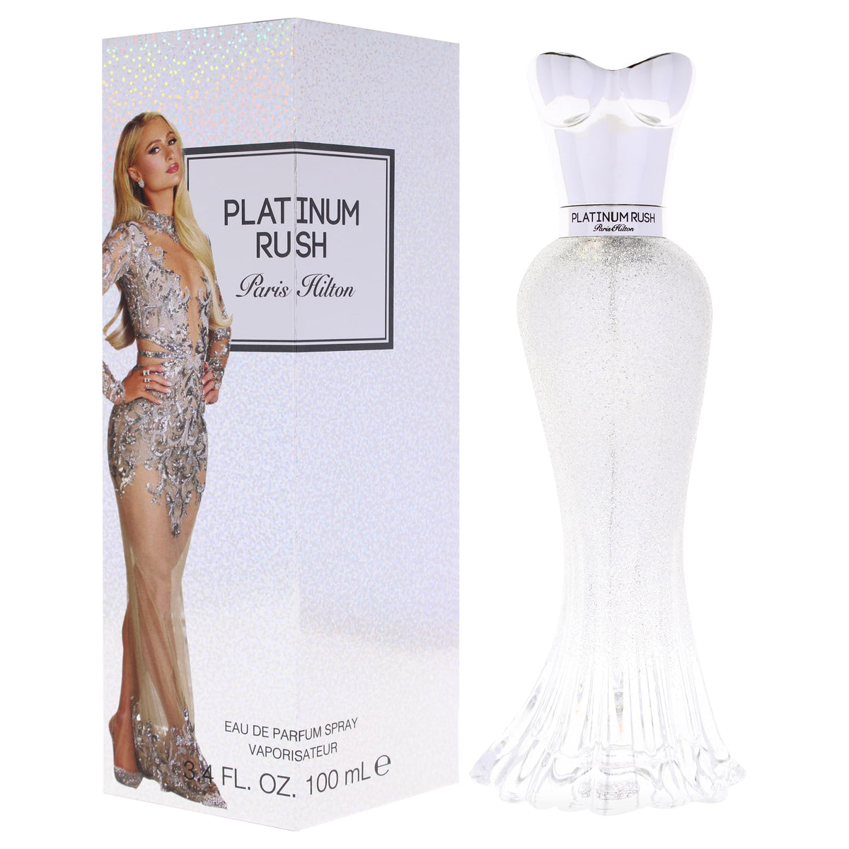 Paris Hilton Platinum Rush for Women Eau de Parfum Spray, 3.4 Fl Oz
