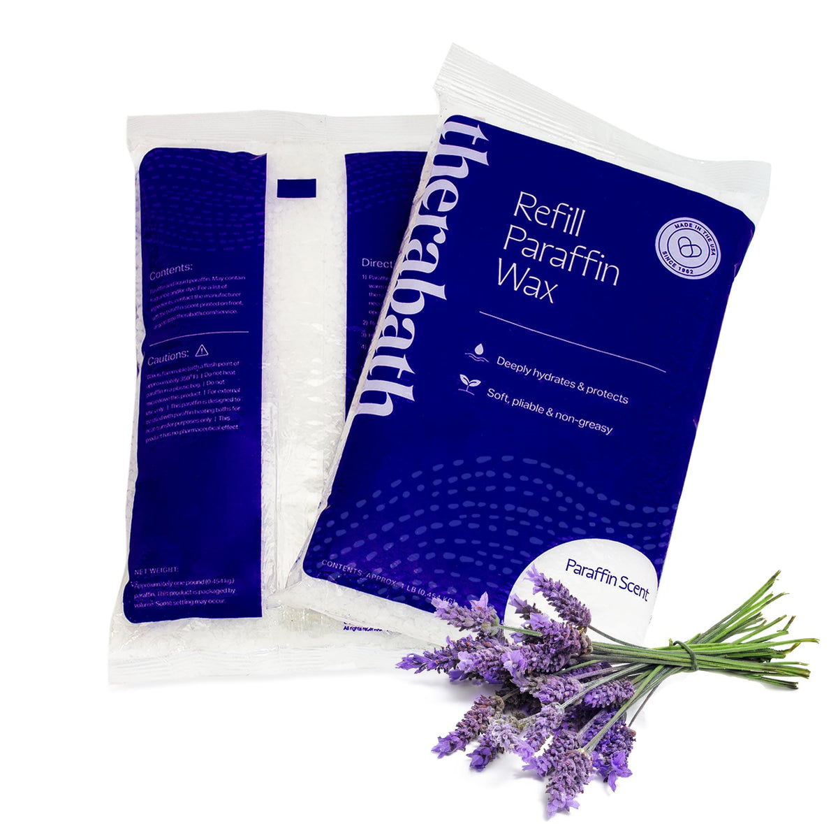 Therabath Lavender Harmony Paraffin Wax Refill, 4 lb