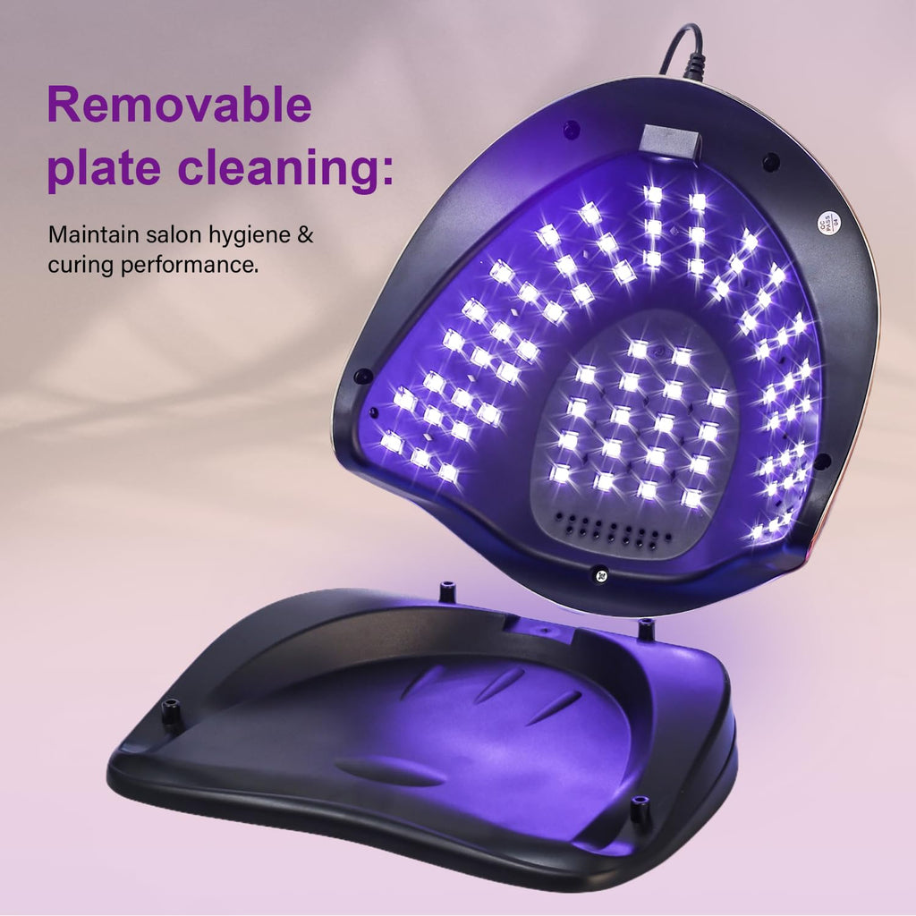 300W Professional Nail Lamp with 72 LEDs, Motion Sensor and 4 Timers