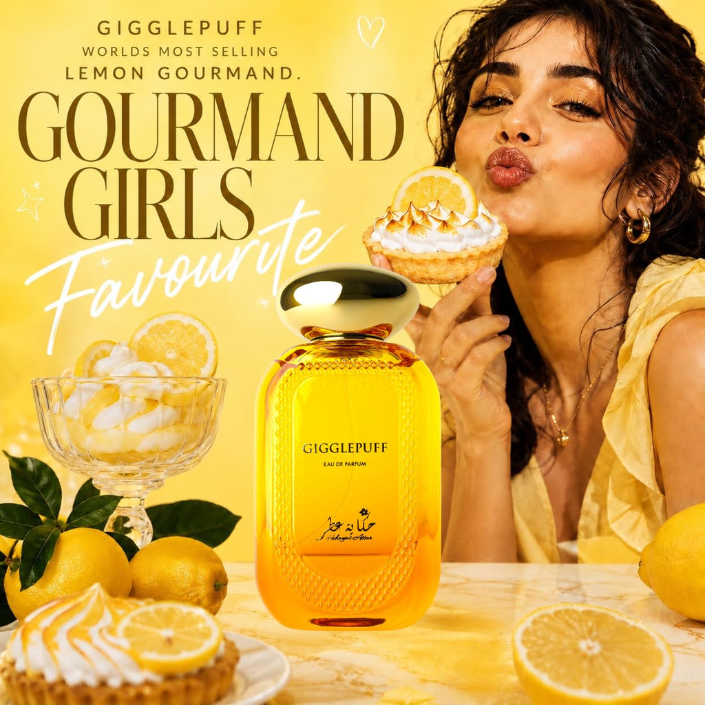 Gigglepuff Eau de Parfum Floral Fruity Gourmand Fragrance 3.4 fl oz
