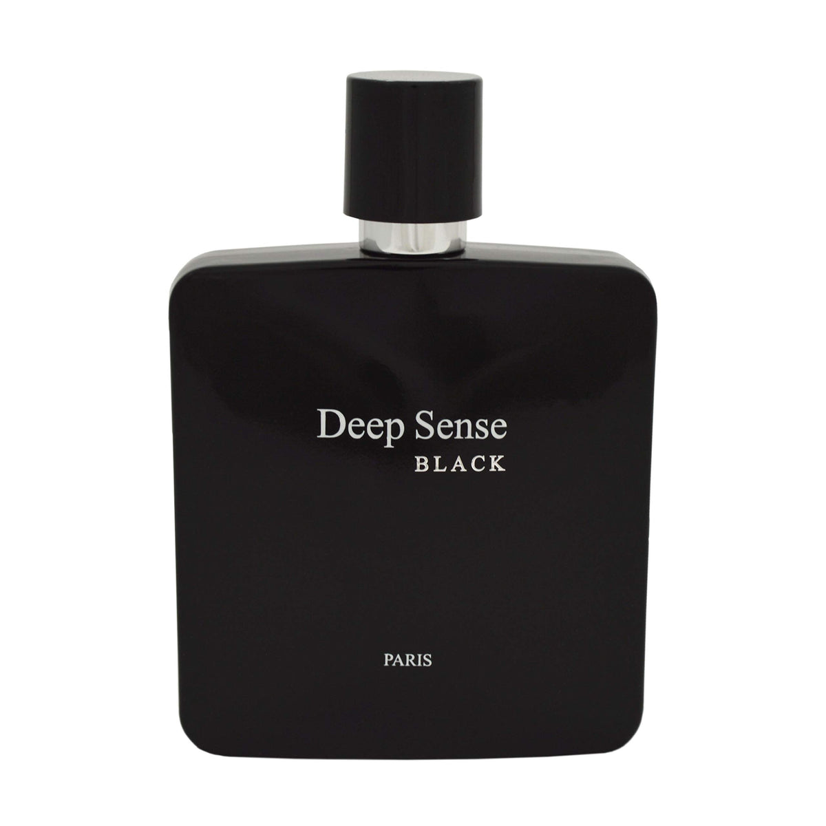 Deep Sense Black Eau de Parfum for Men, 3.3 Ounce