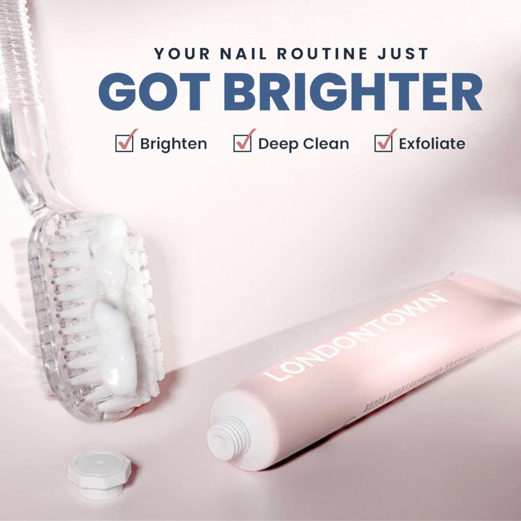 LONDONTOWN Mani Bright Brightening Nail Scrub for Hands & Feet, 1.5 fl oz