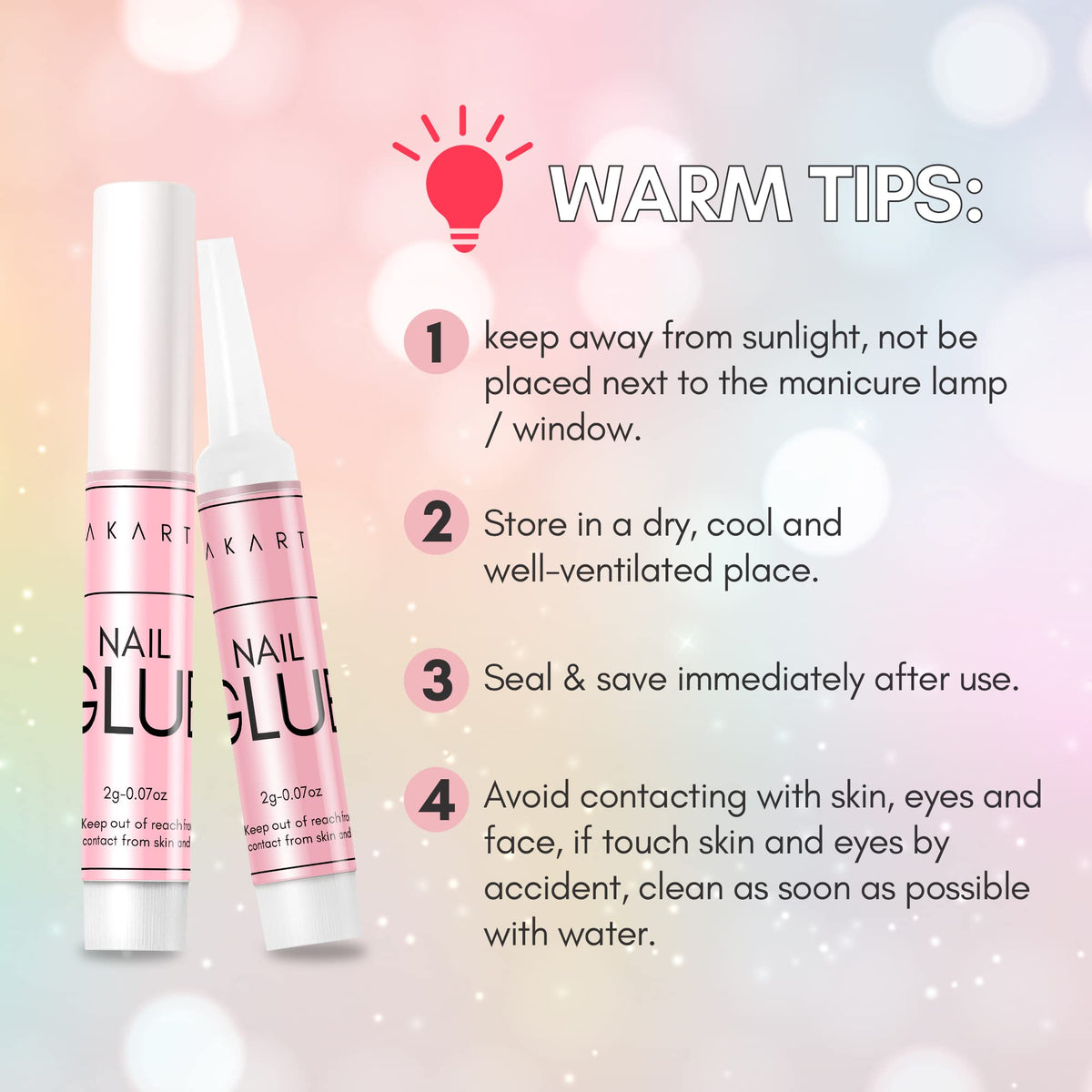 Makartt Super Strong Nail Glue for Press-Ons and Nail Art