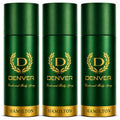 Denver Hamilton Deodorant Body Spray for Men, 5 oz, 3-Pack