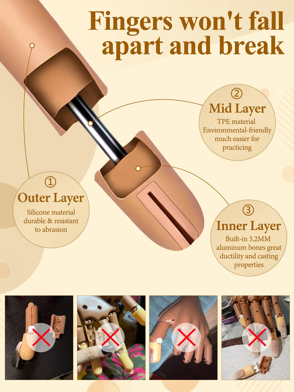 Nail Practice Tips for Acrylic, Gel and Wrap Techniques