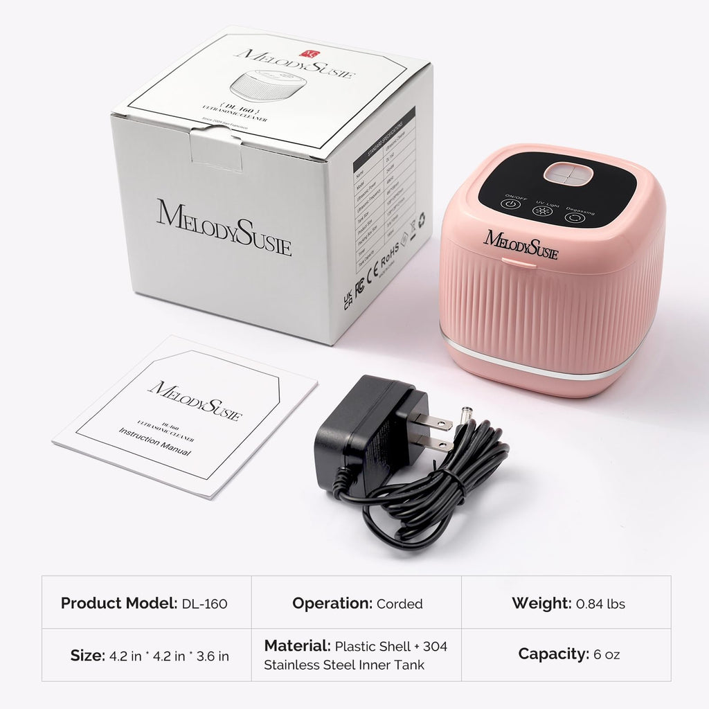 MelodySusie Nail Tool Cleaning Machine with Blue Light