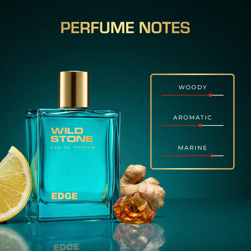 Wild Stone Edge Eau De Parfum for Men, 100 ml
