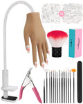 Silicone Nail Practice Hand for Acrylic Nail Training