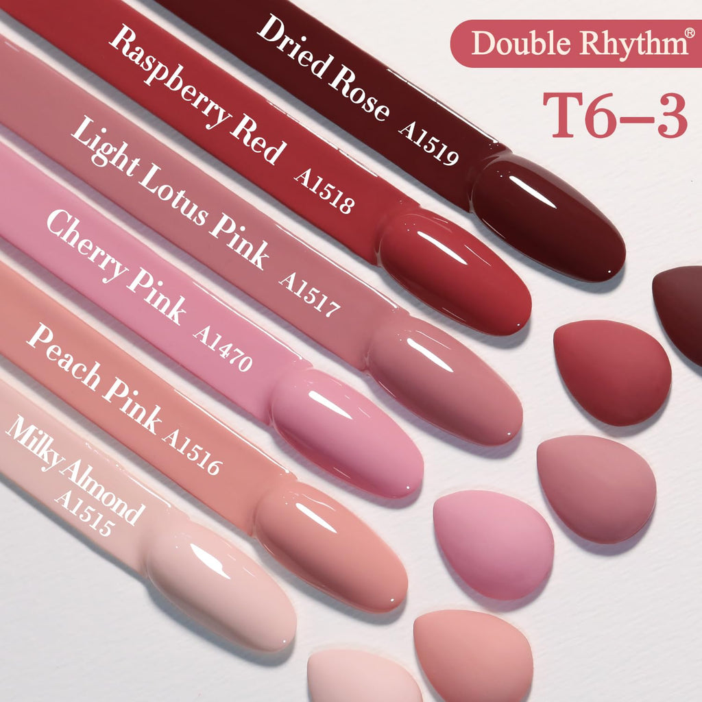 Double Rhythm 6-Piece 15 mL Gel Polish Set
