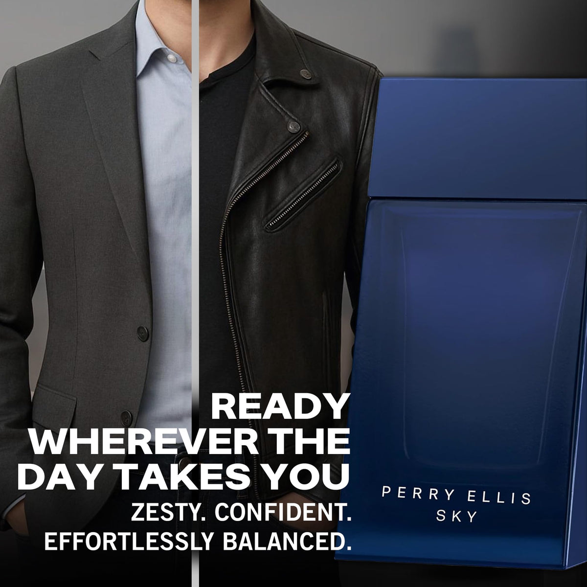 Perry Ellis Sky Eau de Toilette Spray for Men, 3.4 fl oz