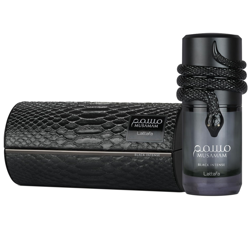 Lattafa Musamam Black Intense Eau de Parfum Spray, 3.4 oz / 100 ml