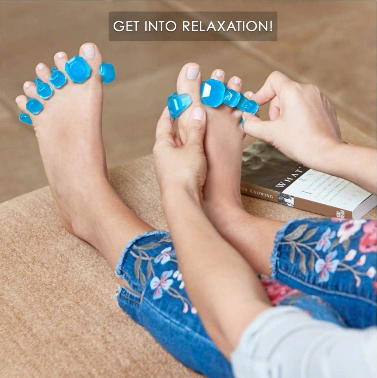 YogaToes GEMS Gel Toe Stretcher & Separator, Small, Pair