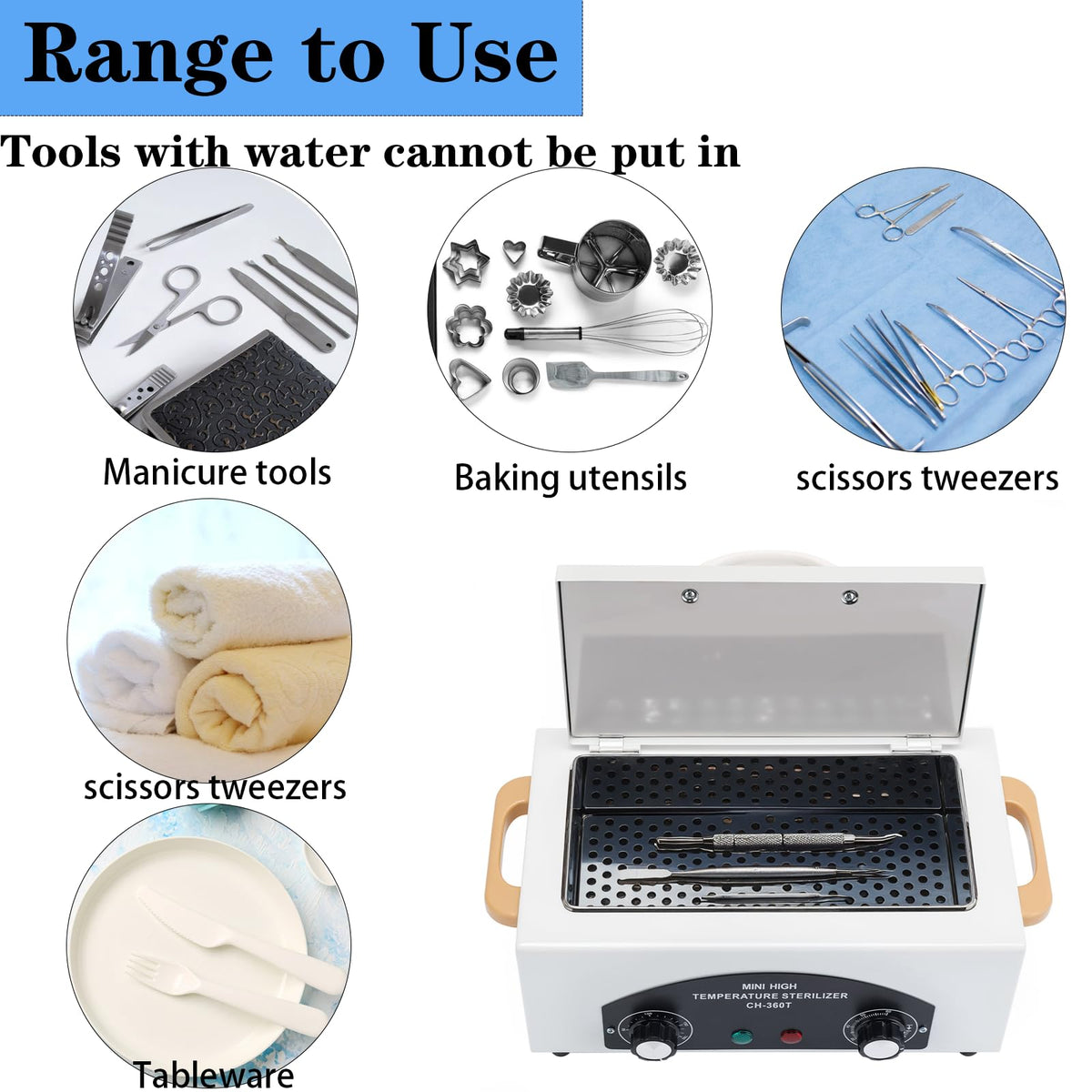 WINB High Temperature Sterilizer Autoclave Machine, 110V 300W