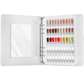I·B·N G C11 Nail Color Swatch Display Book with Clear Nail Tips, Holds 150 Colors