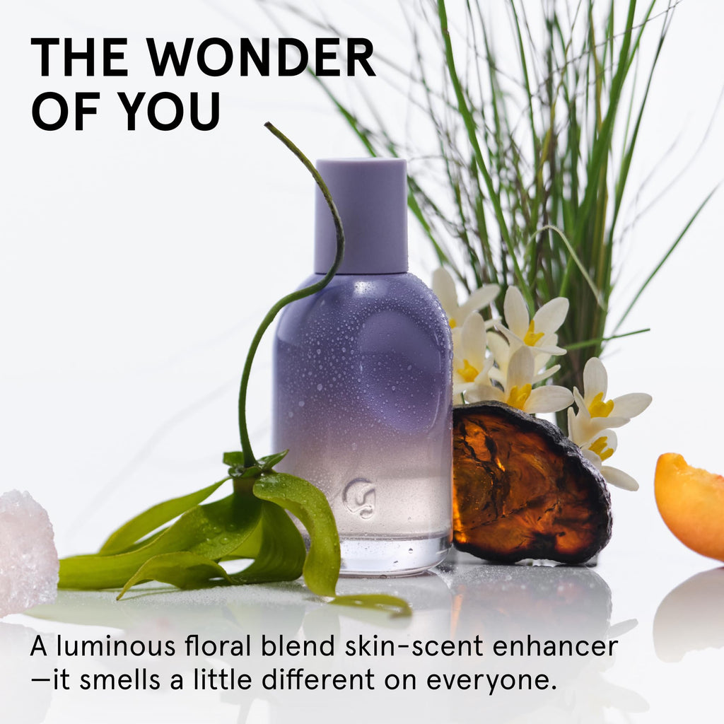 Glossier You Fleur Eau de Parfum Duo Gift Set, Fresh Floral Skin Scent