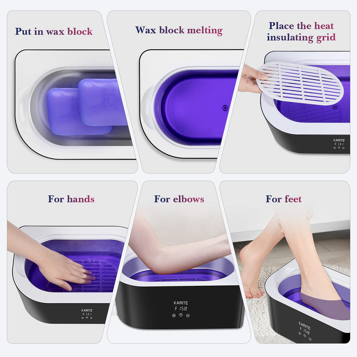 KARITE Paraffin Wax Refills for Paraffin Bath Machines