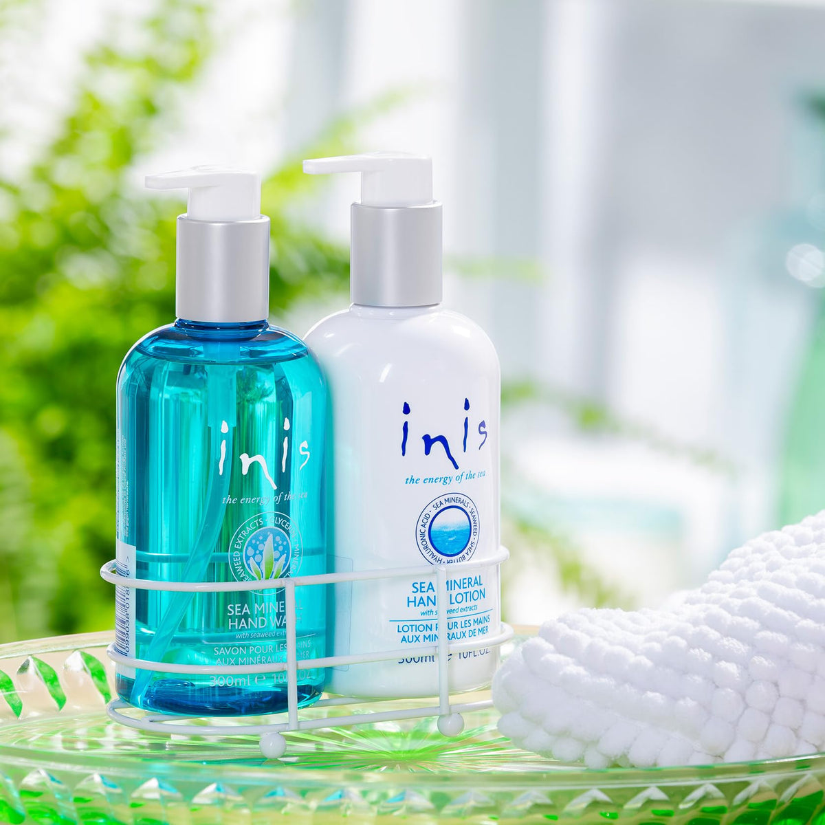 Inis Energy of the Sea Hand Wash and Lotion Set with Caddy