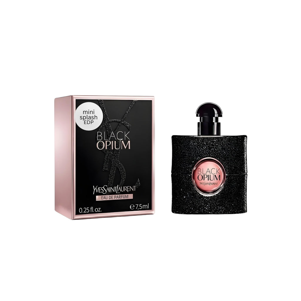 Yves Saint Laurent Black Opium Mini Perfume for Women, 0.25 Oz
