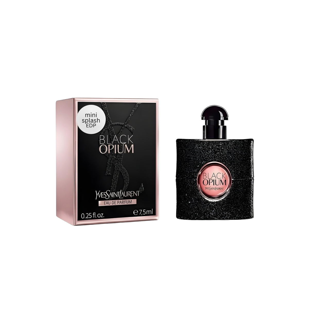 Yves Saint Laurent Black Opium Mini Perfume for Women, 0.25 Oz