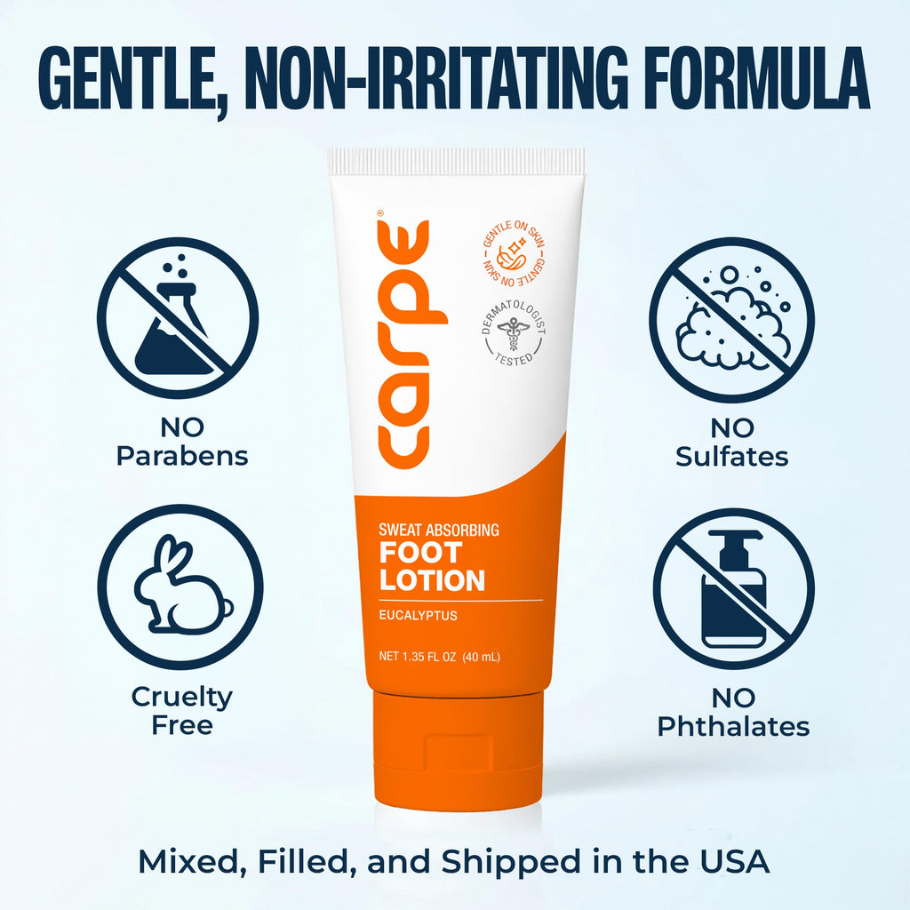 Carpe Sweat Absorbing Foot Lotion, 1.35 Fl Oz