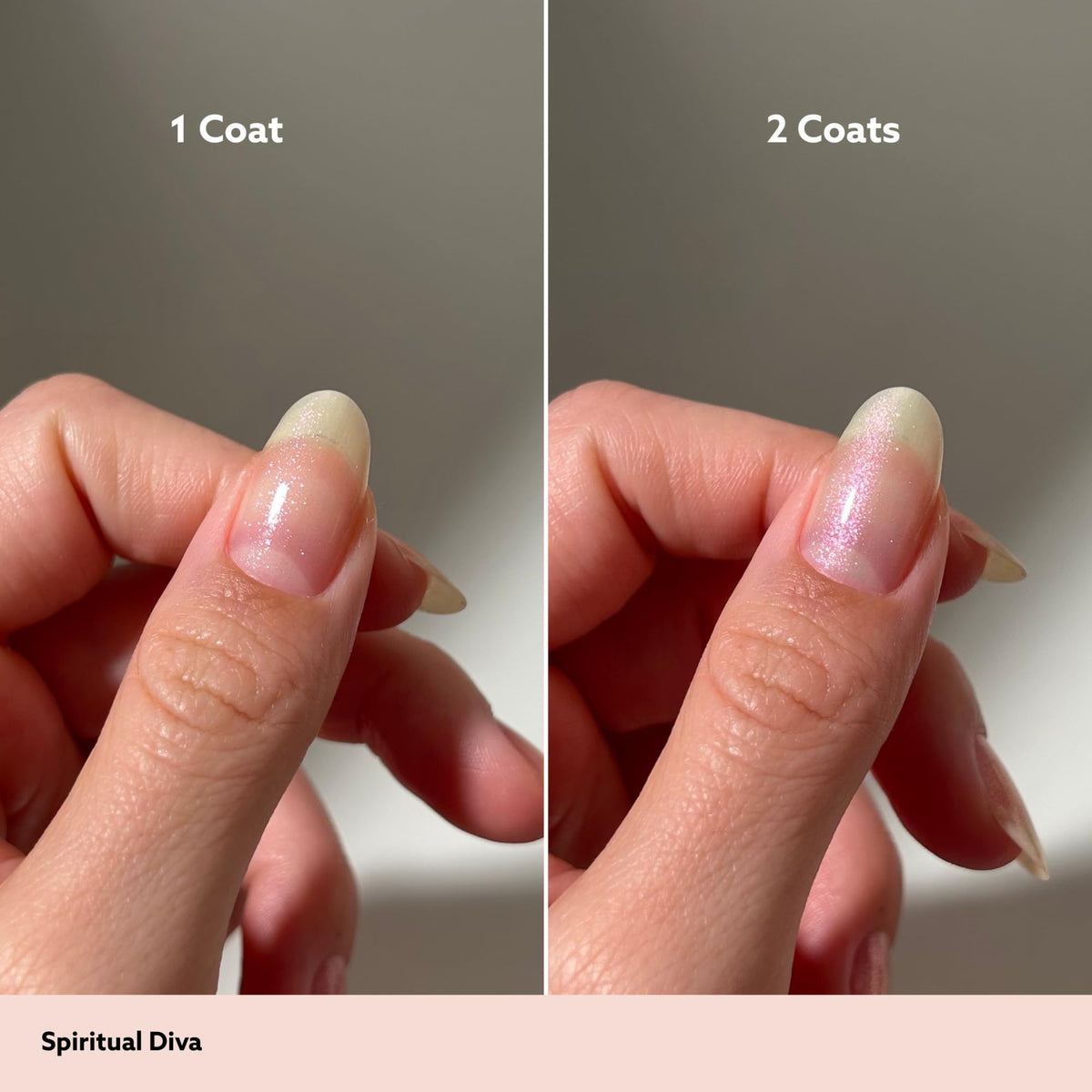 Dazzle Dry Nail Lacquer Step 3 – Spiritual Diva, Sheer Pink Shimmer