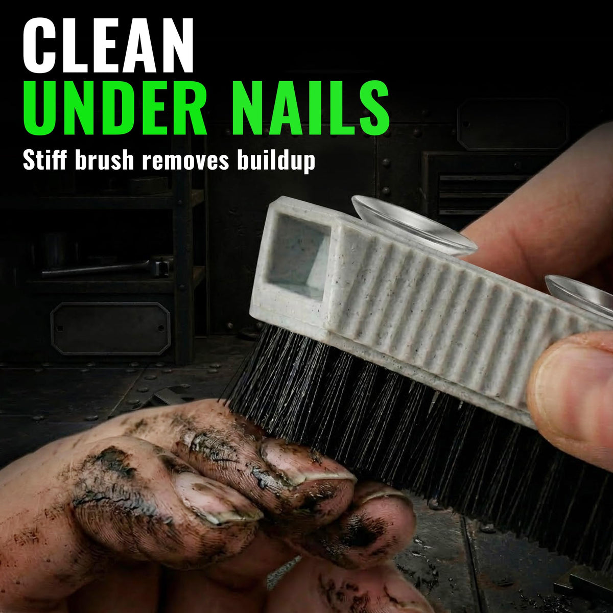 Grip Clean Heavy-Duty Mechanic Hand Cleaner with Nail Brush, Lime Scent