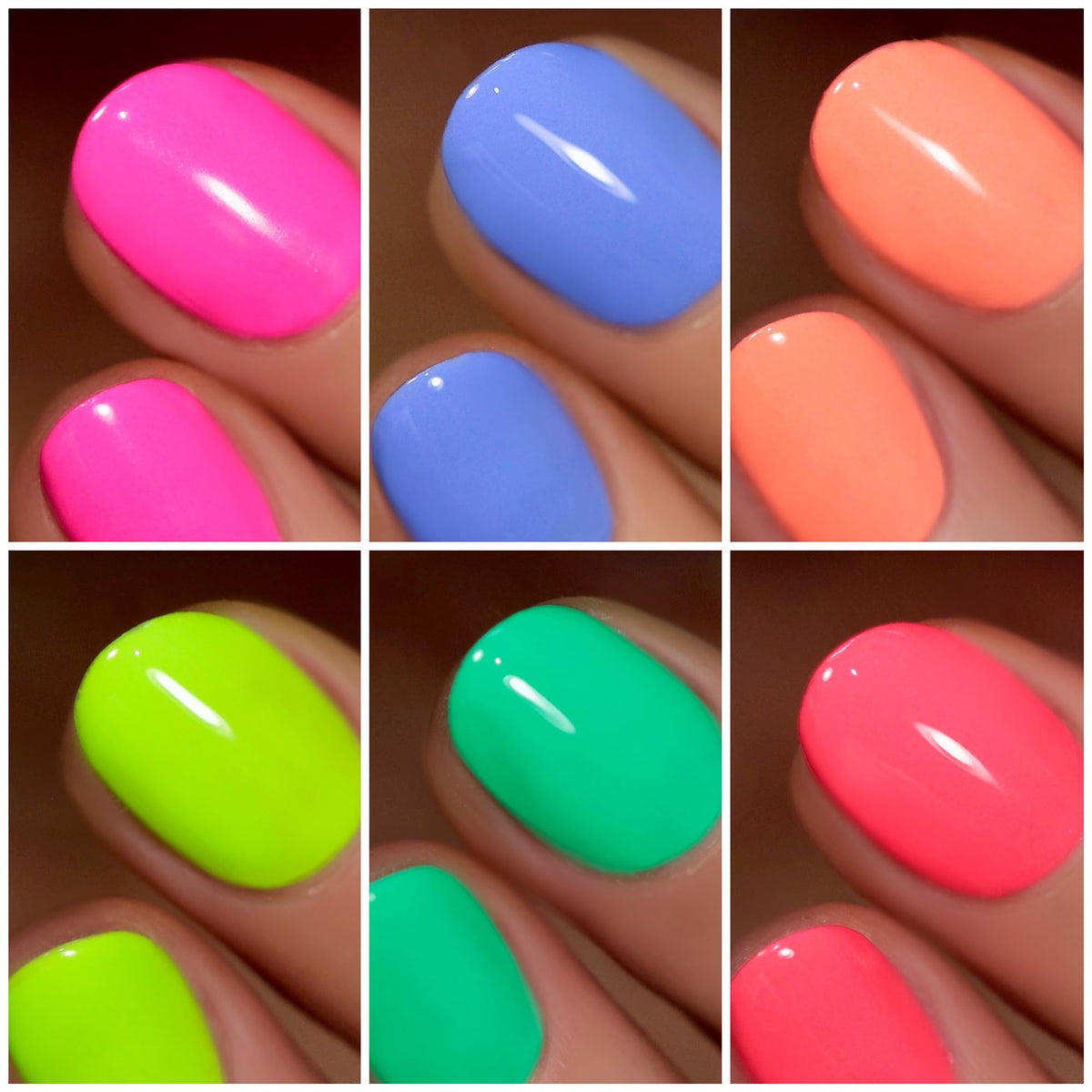 ILNP Poolside Collection Neon Summer Nail Polish Set