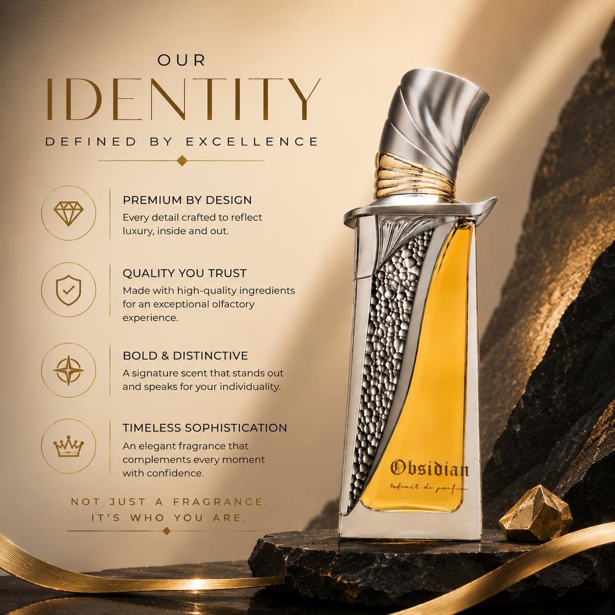 French Avenue Obsidian Extrait de Parfum for Women and Men, 100ml