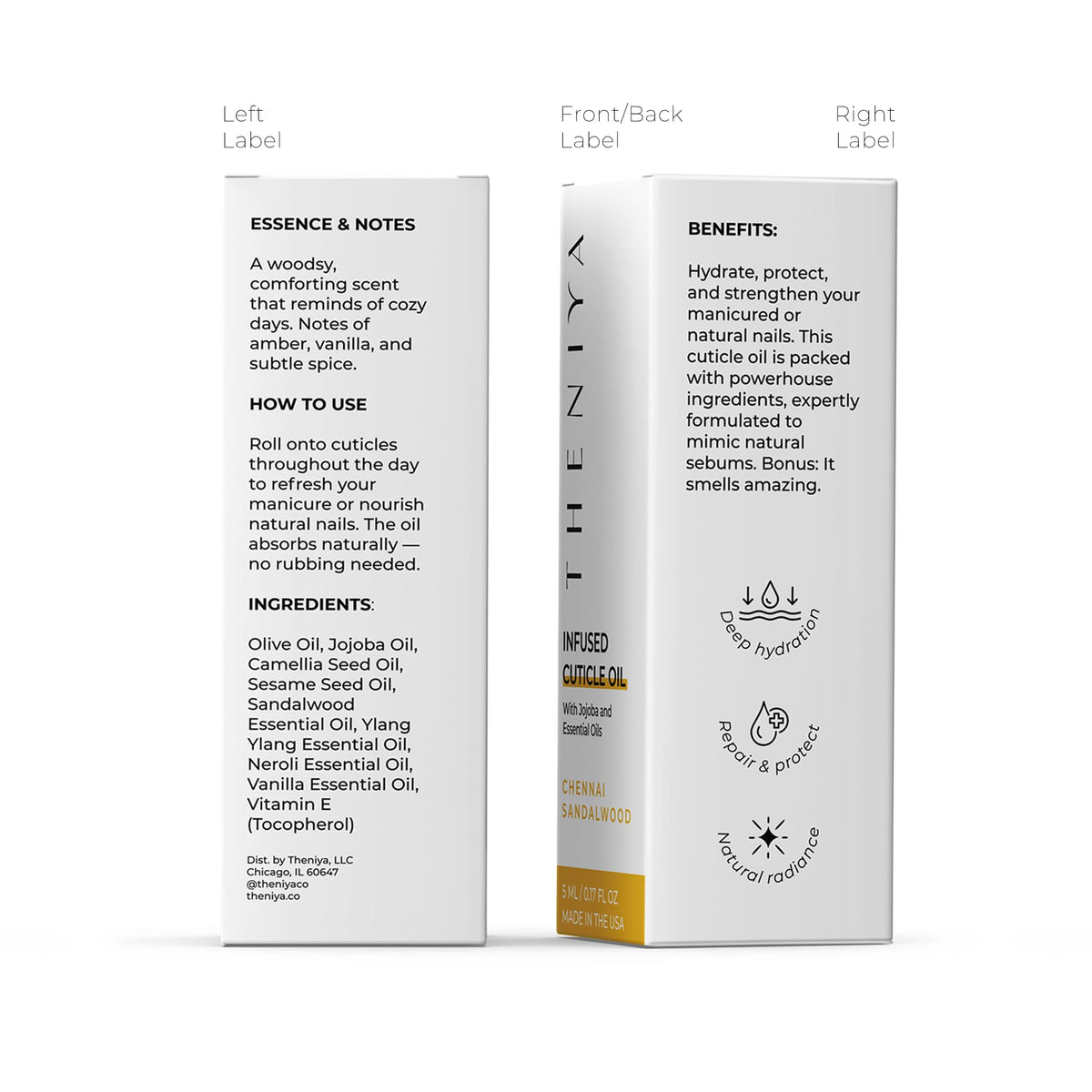 Organic Roll-On Cuticle Oil with Jojoba Oil & Vitamin E