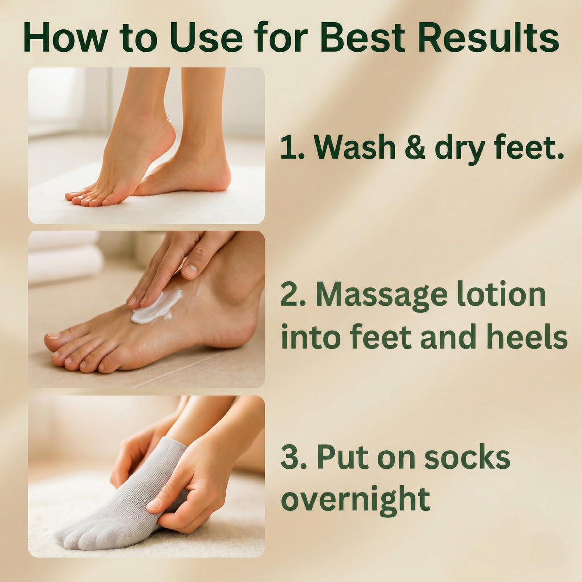 Natural Escapes Peppermint Foot Cream with 5% Lactic Acid