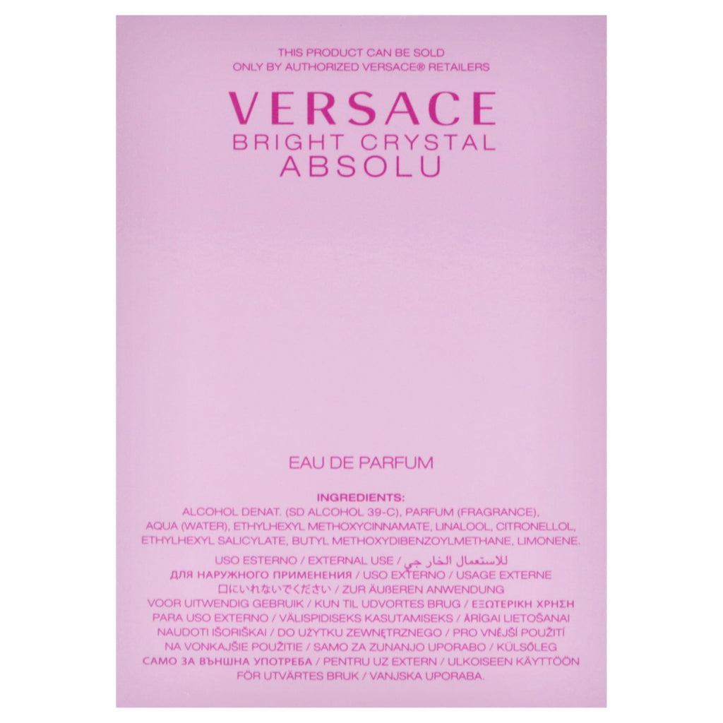 Versace Bright Crystal Absolu Eau de Parfum Spray