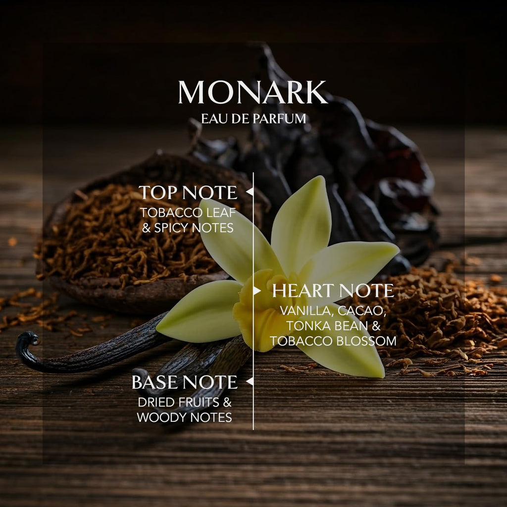 EMBAROUGE Monark Eau de Parfum, Woody Spicy Smoky Fragrance for Men