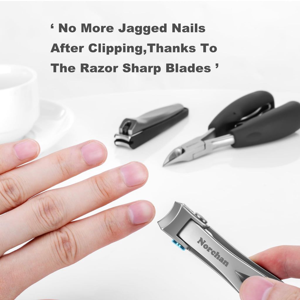 5-Piece 420J2 Stainless Steel Nail Clipper Set with Nail File