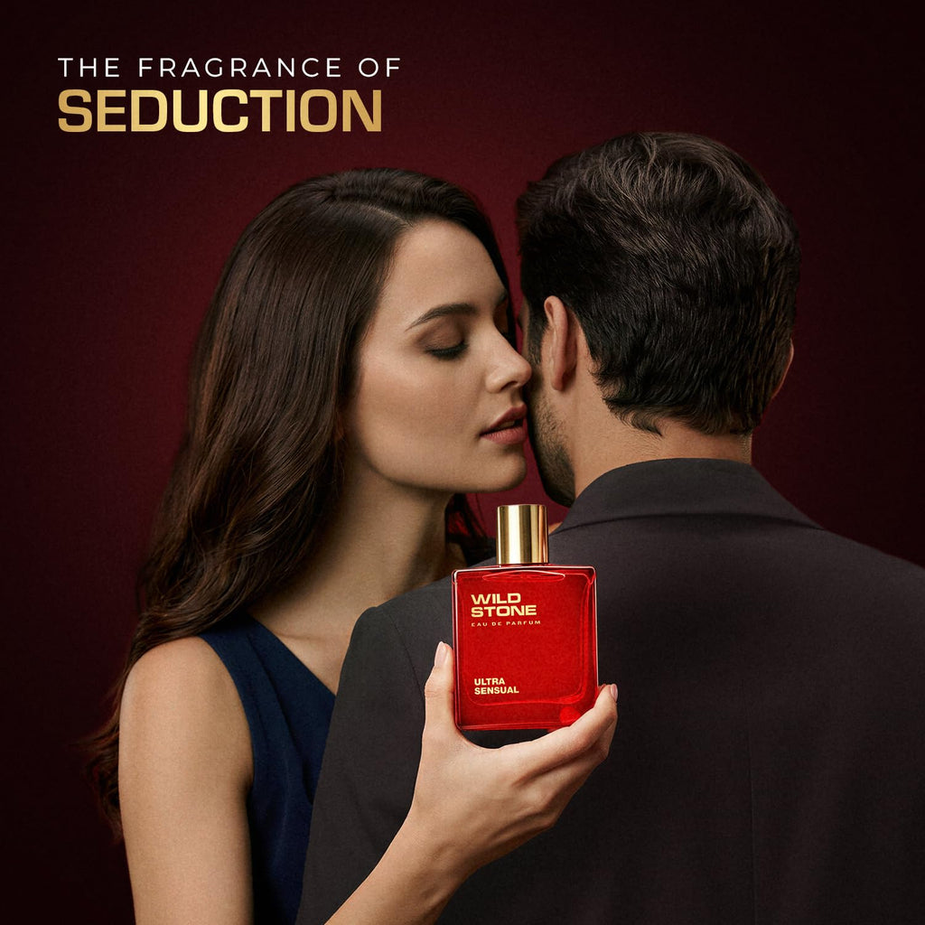 Wild Stone Ultra Sensual Eau De Parfum for Men, 3.38 oz / 100 ml