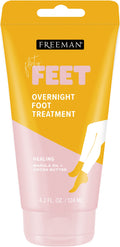 Freeman Bare Foot Overnight Foot Treatment, 2 Pack, 4.2 oz