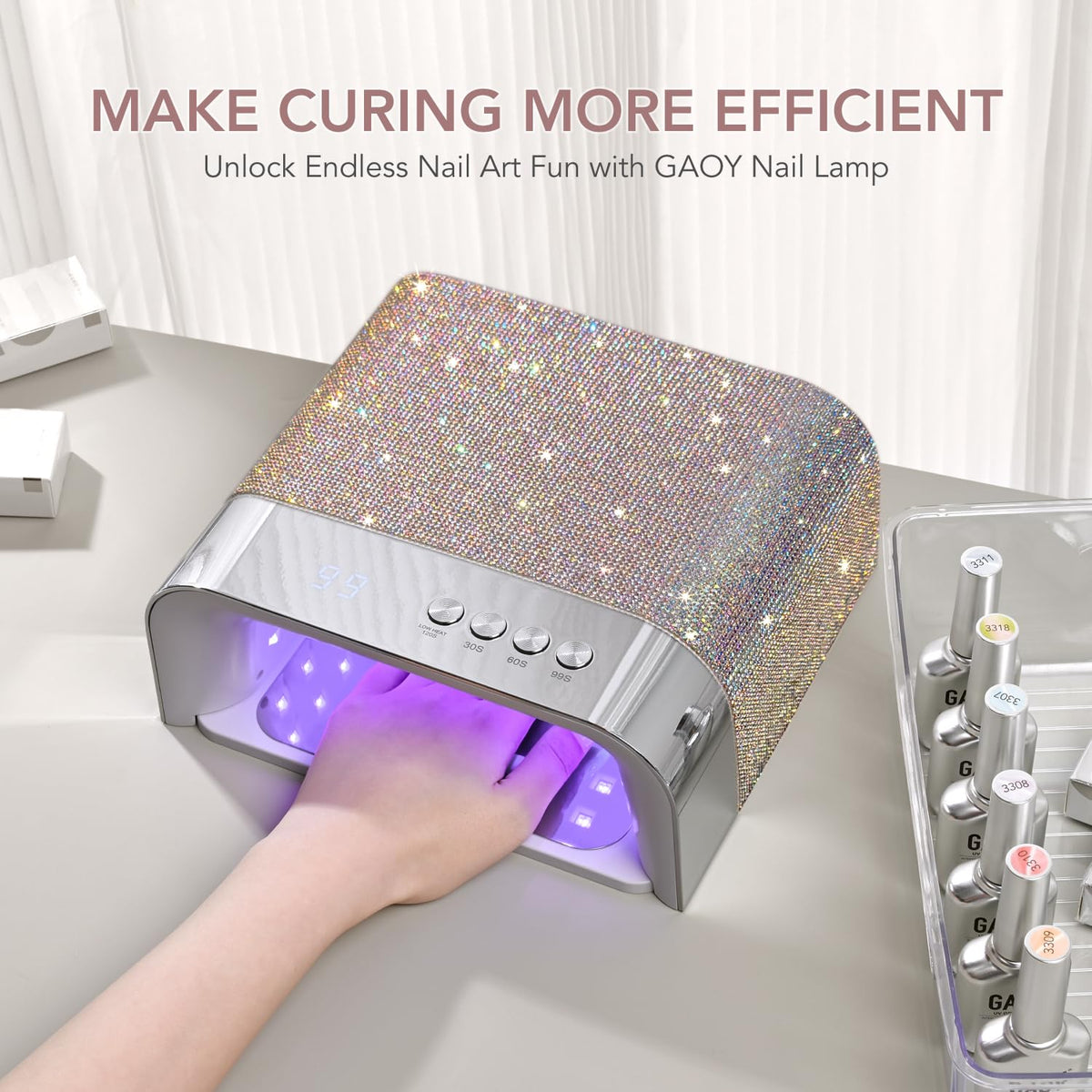 GAOY Professional UV Nail Lamp for Gel Polish