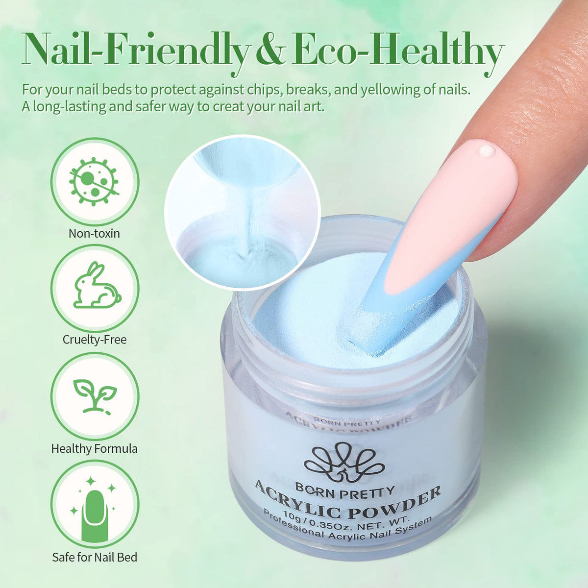 BORN PRETTY Acrylic Powder for Nail Art