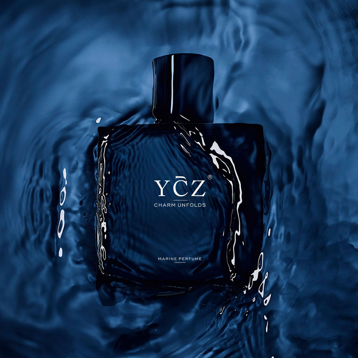 Ycz Midnight Marine Eau de Parfum for Men, 3.4 Fl Oz Fresh Marine Woody Cologne