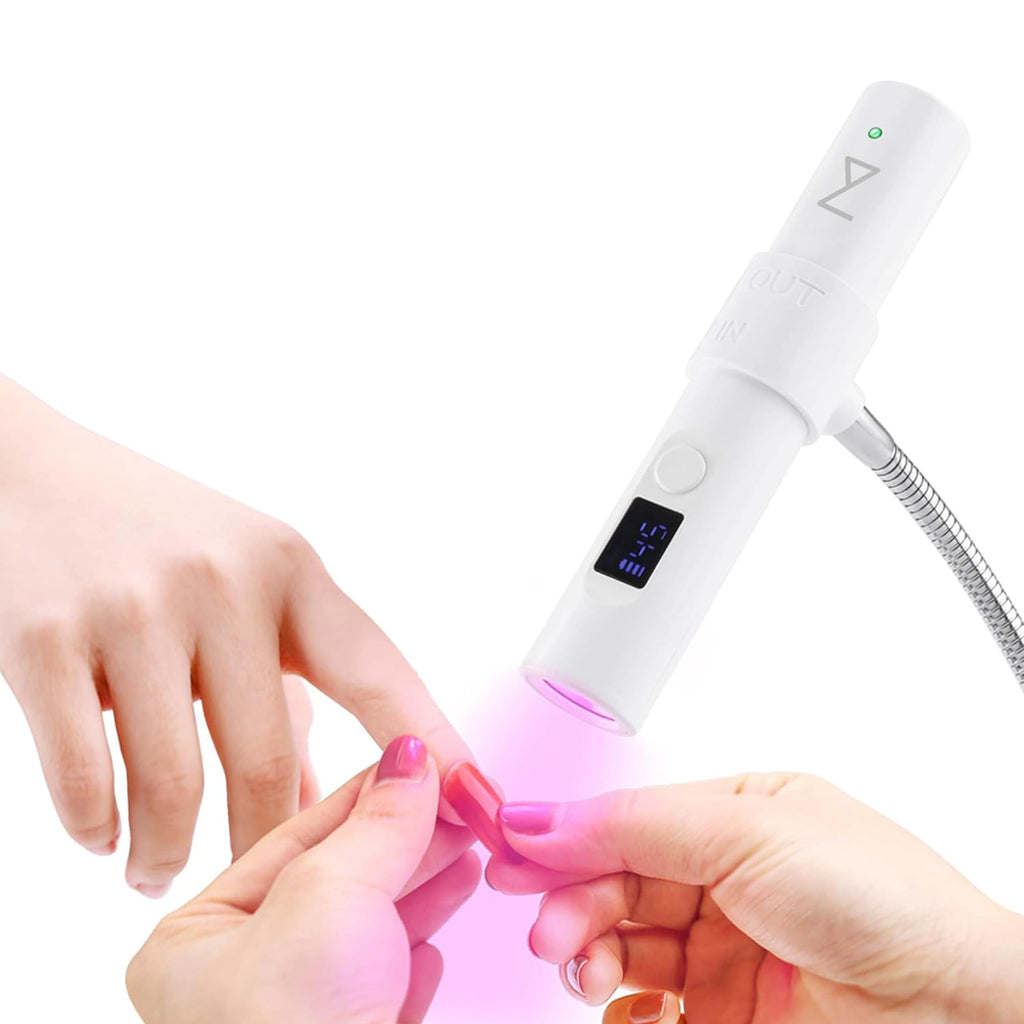 GlamCure GO Nail Flash Cure Lamp with Focus Beam Technology
