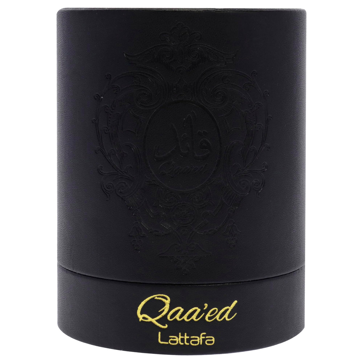 Lattafa Qaa'ed Eau de Parfum for Men, Spicy Woody Oud Leather Fragrance