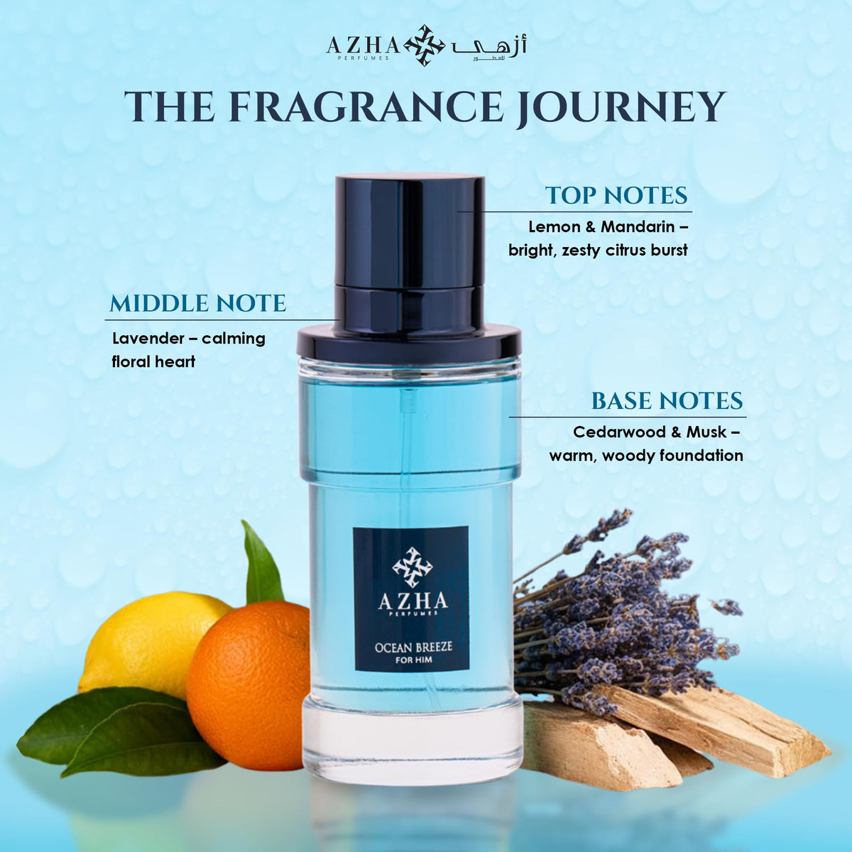 Azha Eau de Parfum Spray for Men