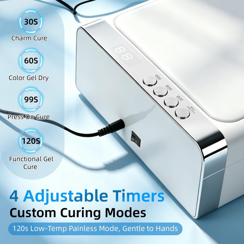 JODSONE UV LED Gel Nail Curing Lamp with Arm Rest